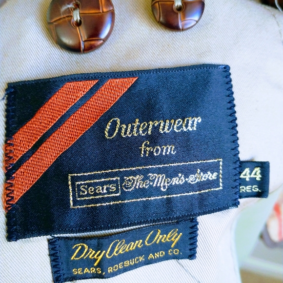 Outerwear from SEARS Men's Trench Coat - Picture 16 of 16